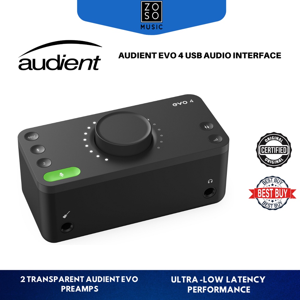 AUDIENT EVO 4 USB AUDIO INTERFACE (EVO4/ RECORDING INTERFACE