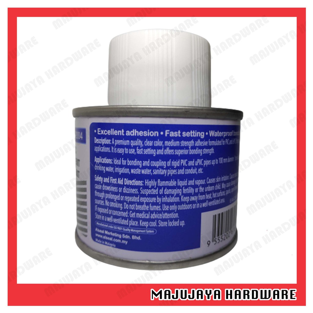 100mL ALSEAL PVC Solvent Cement / PVC Gam / PVC Glue AS-2004 For-(PVC ...