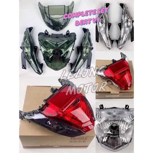 HONDA BEAT V1 COMPLETE SET & HEAD LAMP TAIL LAMP FRONT SIGNAL ASSY BEAT