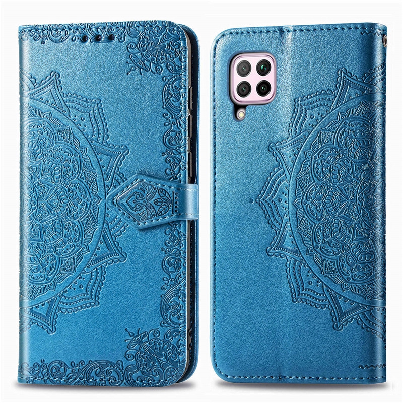 Huawei Nova 7i 2020 Case Embossing Flip PU Leather Wallet Phone Case