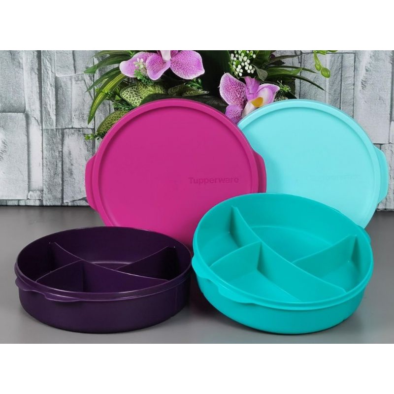 Tupperware Divided Lunch Bowl 830ml Shopee Malaysia