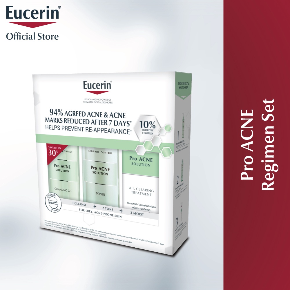 Eucerin Pro Acne Regimen Set Shopee Malaysia