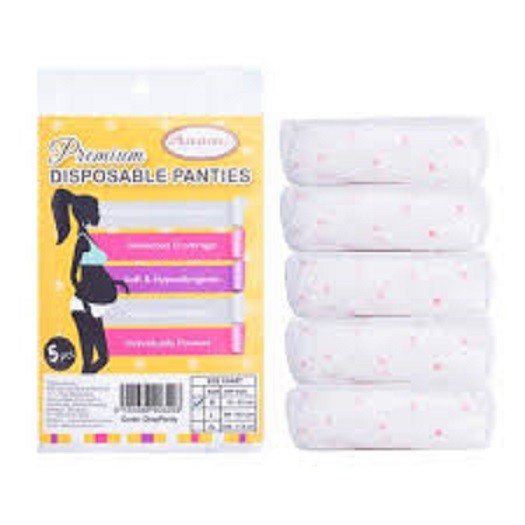 AUTUMNZ 5PCS! Disposable Panties Maternity Panties Pregnancy Panties