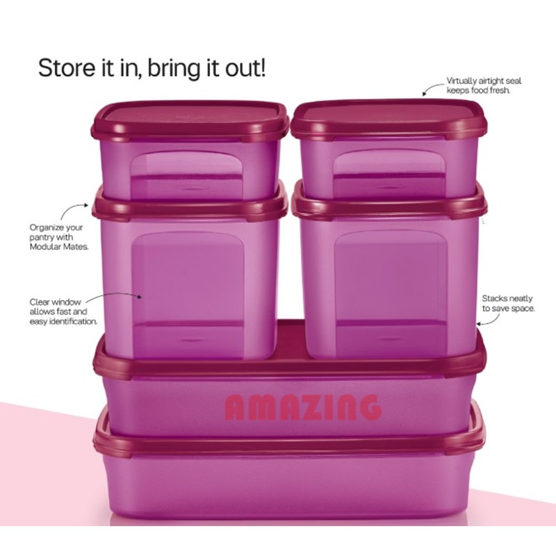 Tupperware Mega Modular full Set with Gift Box or Half Set Without Box ...
