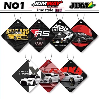 Rear View JDM Racing Car Sticker