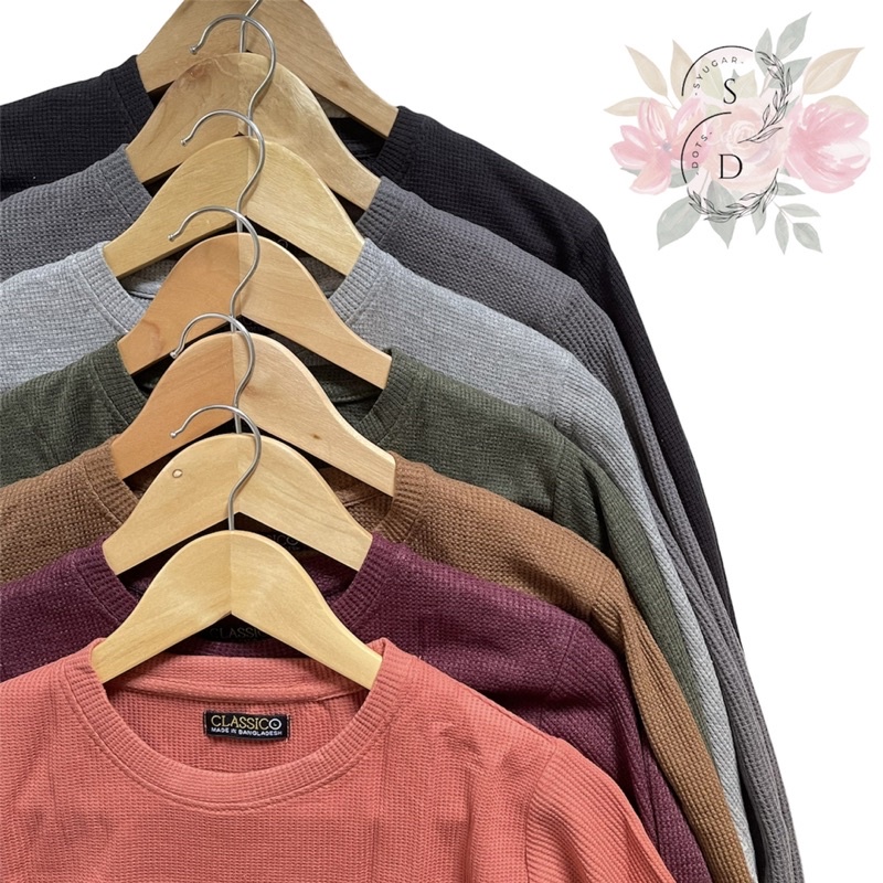 Baju Labuh / Muslimah Jenis Kain Waffle A Cut Belah Tepi | Shopee Malaysia