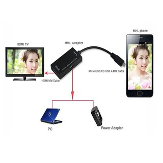 MHL Micro USB 2.0 to HDMI Adapter Cable for Android Phone Smartphone Tablet  TV