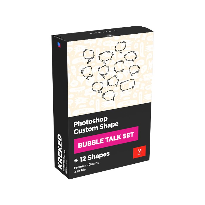 Photoshop Custom Shape Bubble Talk Set | Shopee Malaysia