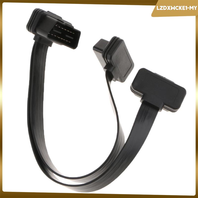 Sportfy ODB II ODB2 16 Splitter Male to Female Extension Cable Adapter ...
