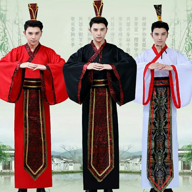 Men Samfu Traditional Costume Tang Dynasty Kong Fu Chinese New Year ...