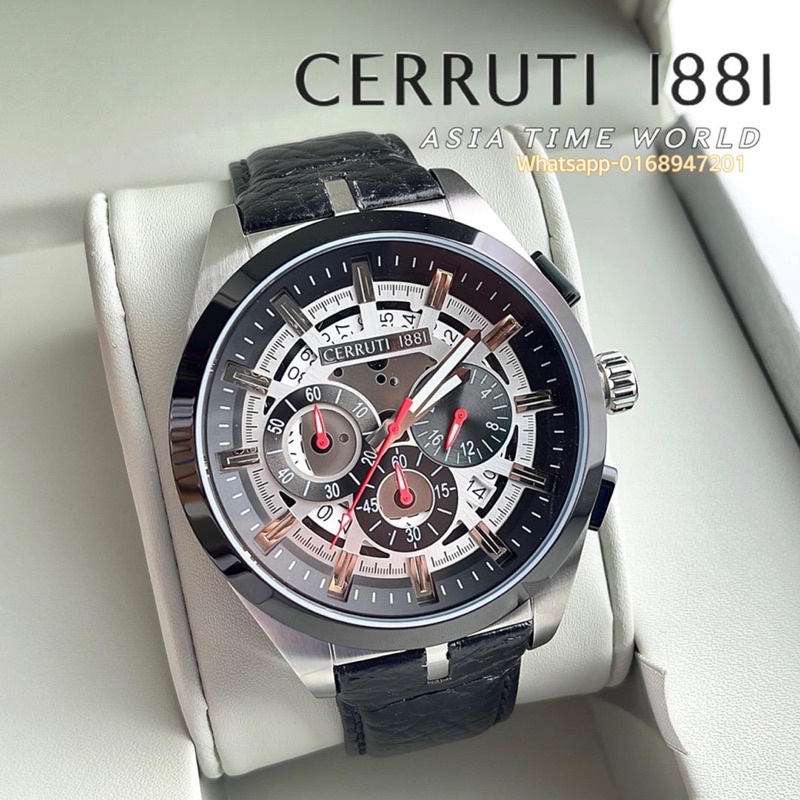 Ready Stock ORIGINAL CERRUTI 1881 VELIERO MEN CHRONOGRAPH