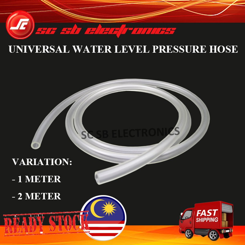 UNIVERSAL WATER LEVEL PRESSURE HOSE / PIPE 1 METER / 2 METER Shopee
