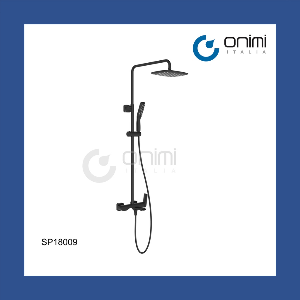 Onimi Italia - Black Shower Post - SP18009 | Shopee Malaysia