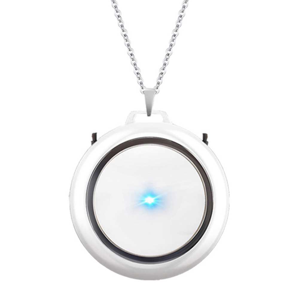Necklace Hanging Portable Car Oxygen Bar Negative Ion Air Purifier ...