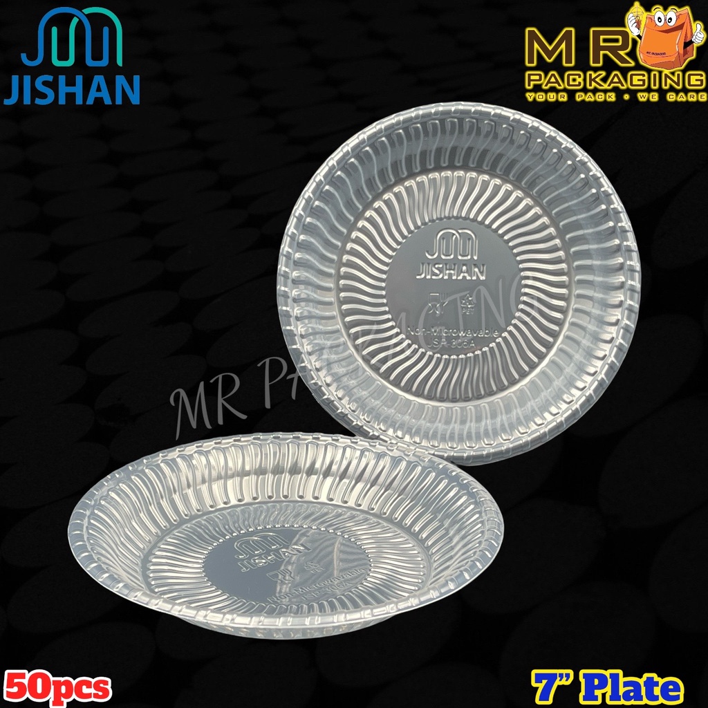 7 Small Plate 50pcs Benxon Jishan PL07 Disposable PP Plastic Plate PL 7 Inch Party Plate Pinggan Plastik Shopee Malaysia