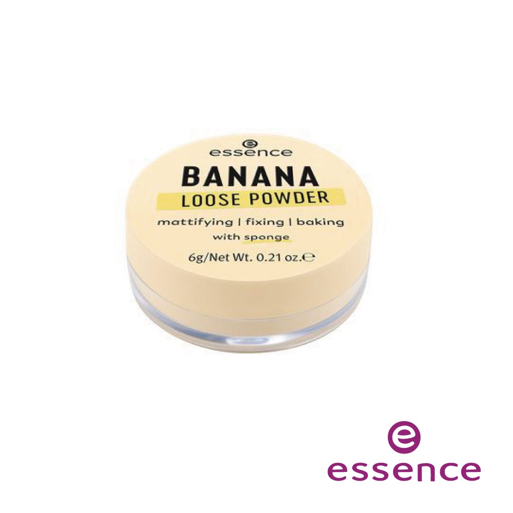 essence Banana Makeup Setting Loose Powder 6g With Puff To Modify