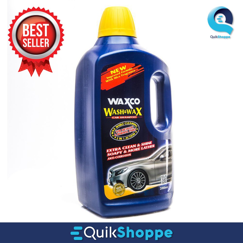 Sabun Pengilat Kereta WAXCO Wash & Wax Car Shampoo 2000ml