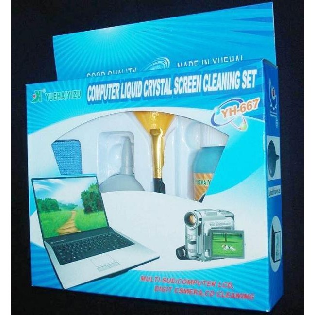 4 in 1 LCD Screen Monitor Cleaner Kit / Cleanser Kit / Cleaning Kit