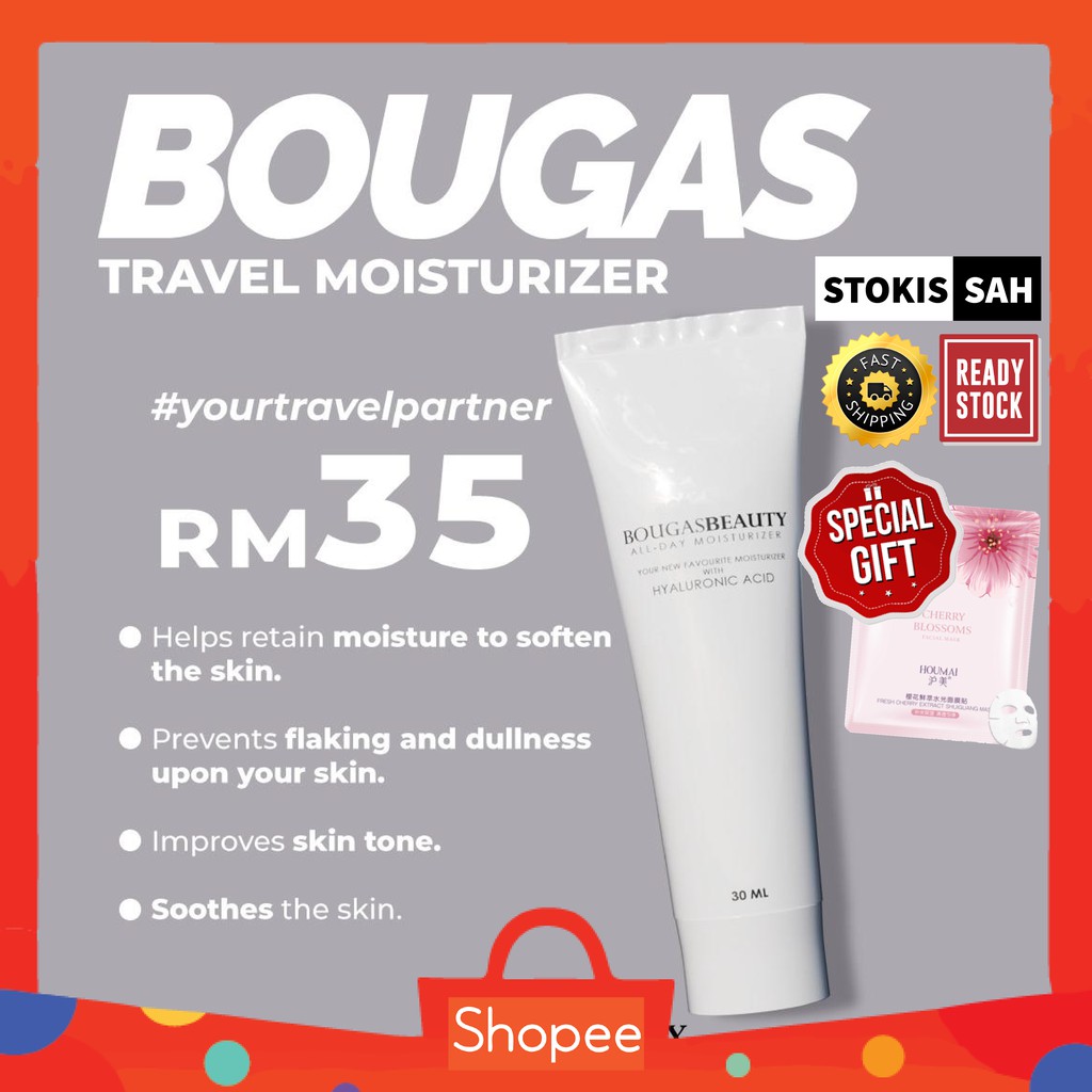 Free Gift 100 Original Bougas Moisturizer Bougas Beauty Moisturizer