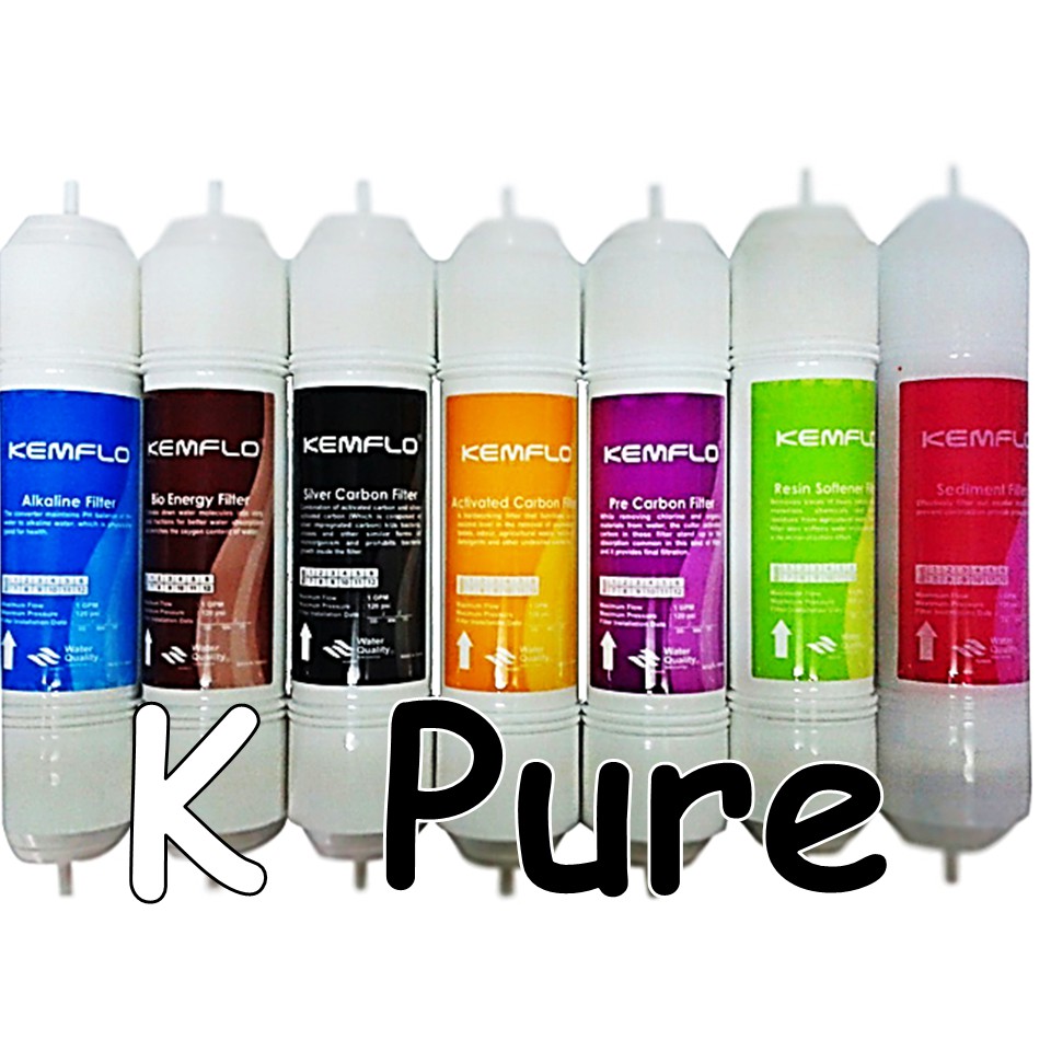 Kemflo Water Filter Cartridge Uf Alkaline Bio Energy Water Dispenser