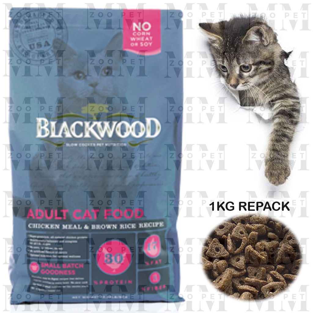 Blackwood Adult Cat Food Makanan Kucing 1kg Repack Shopee