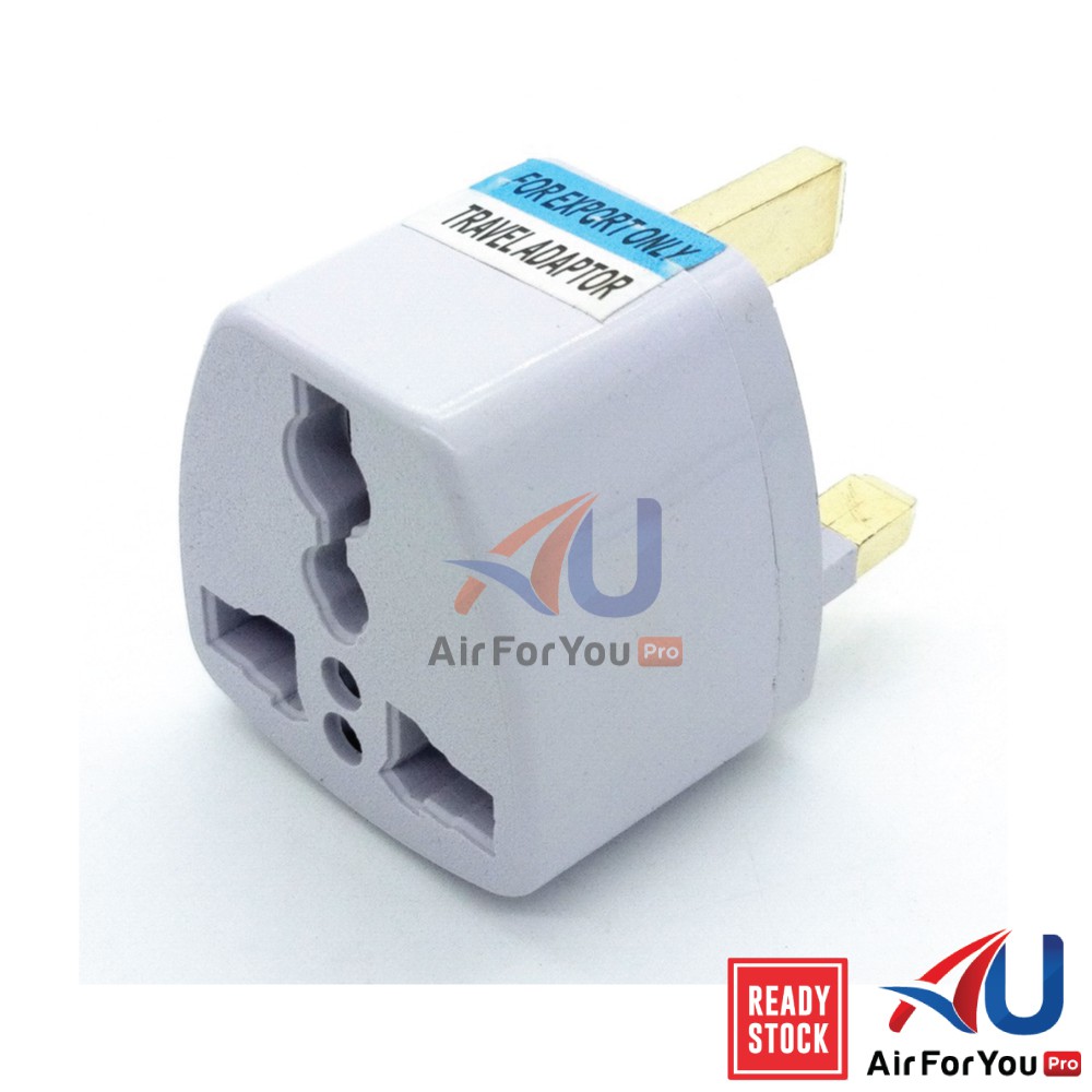 (READY STOCK!) Malaysia UK 3 Pin Universal Travel Multi Adaptor Adapter