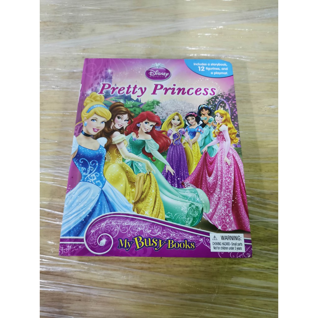 DISNEY Pretty Princess My Busy Books (Storybooks Playset) Shopee Malaysia