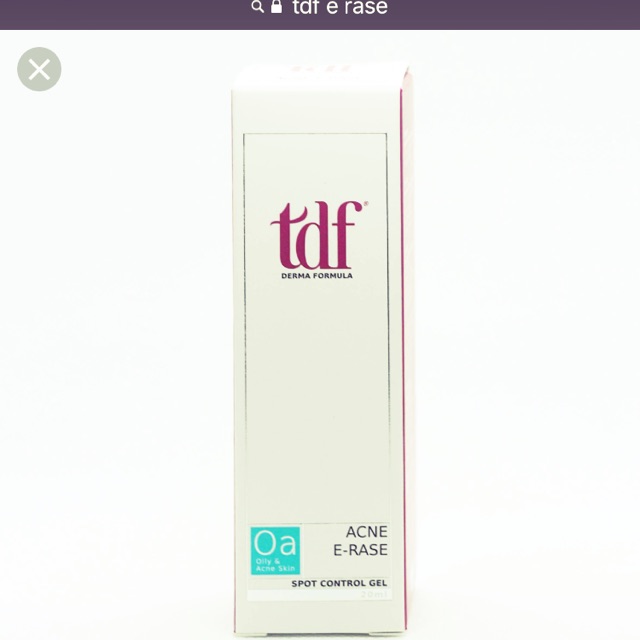 (Pre Order 20ml)TDF Acne E rase Spot Control | Shopee Malaysia