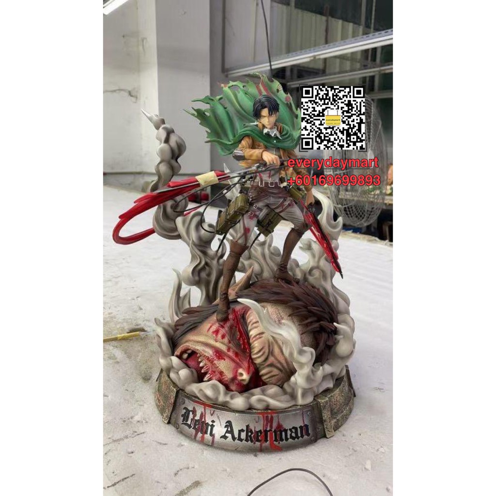 AOT STATUES ACTION FIGURE GK TOYS🔥进击的巨人利威尔阿克曼兵长三笠🔥GK雕像手办模型 | Shopee ...