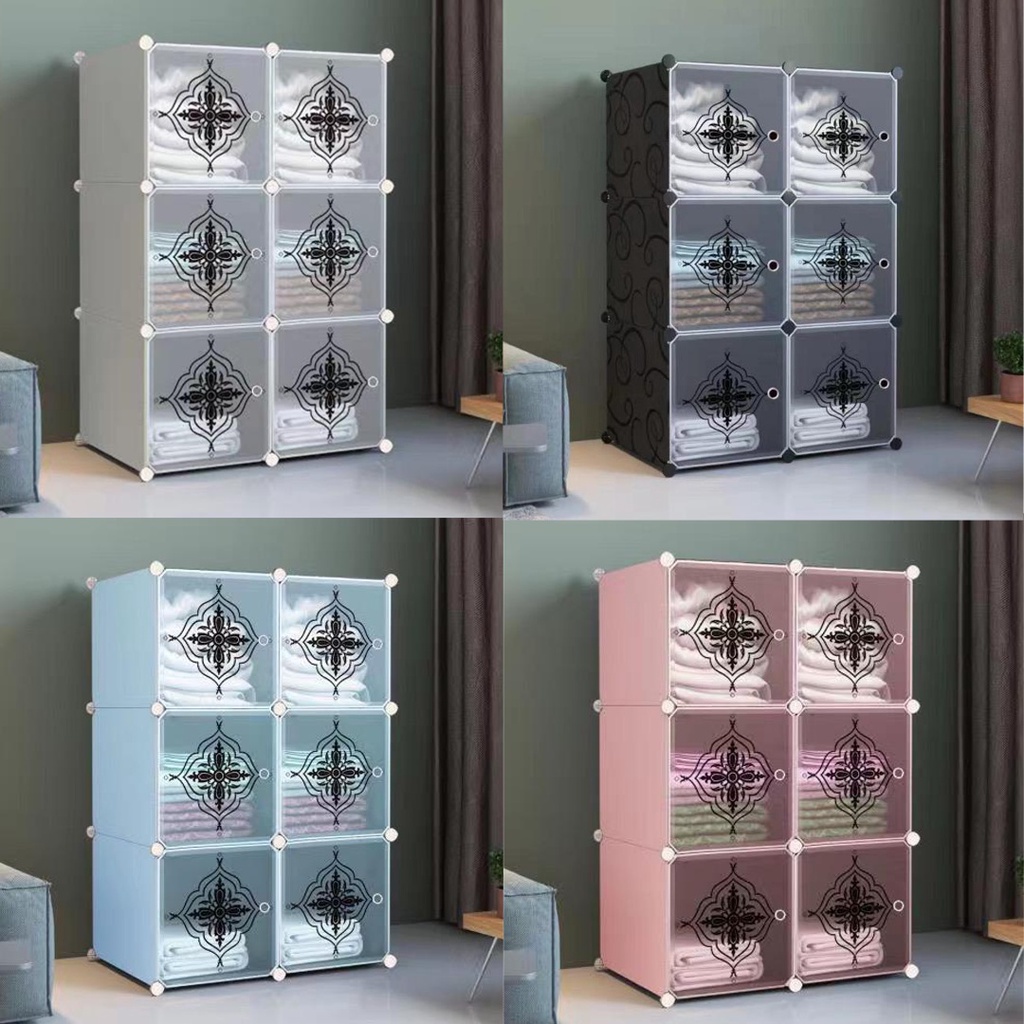 NEW ARRIVAL 6/16 Box Cabinet Wardrobe / almari rak kasut bertutup ...