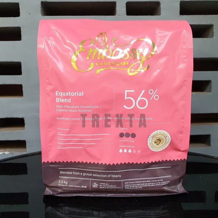 DARK CHOCOLATE EQUATORIAL EMBASSY 56% - 500GR (REPACK) | Shopee Malaysia