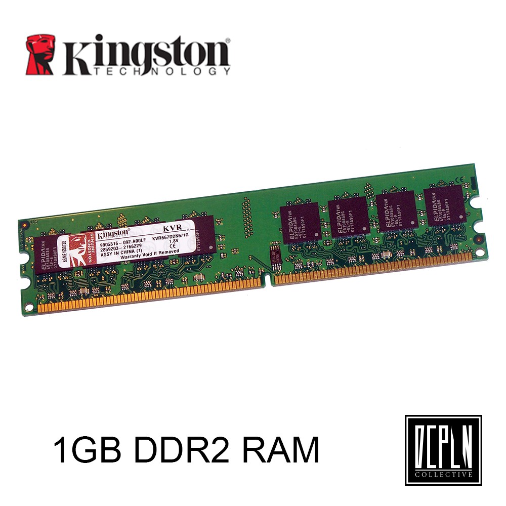 1GB Kingston KVR667D2N5/1G DDR2 667MHz PC2-5300 240 Pin Memory RAM