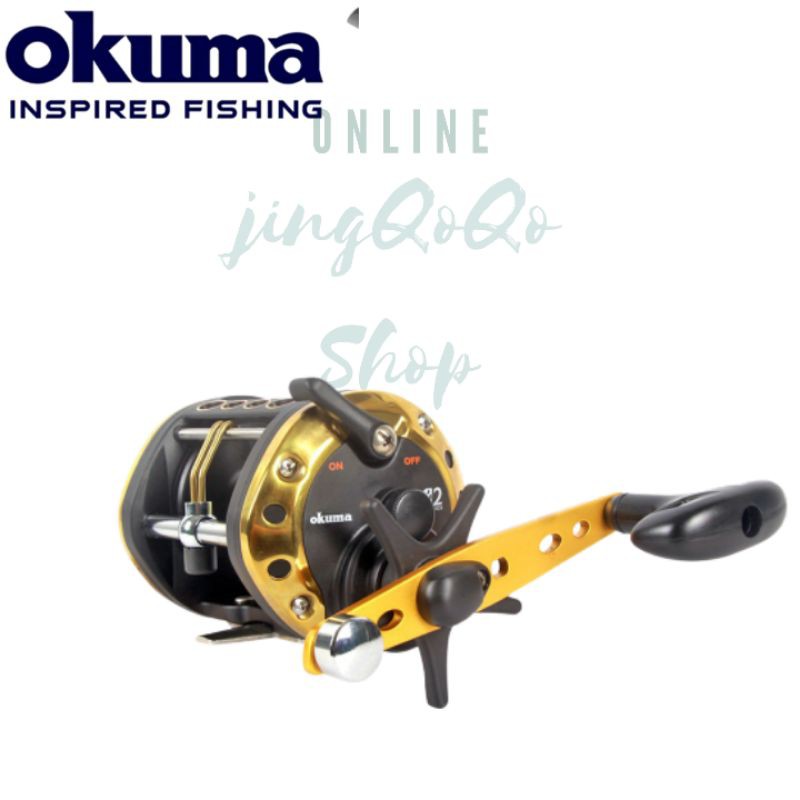 Max Drag 9kg Okuma Classic Pro XT-CLX 452Lx Left handle Levelwind Star Drag Trolling  Fishing Reel