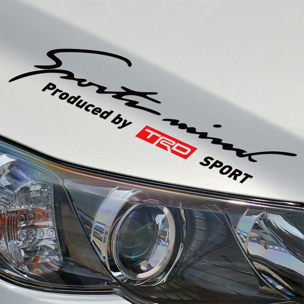 Toyota Car Hood sticker trd sportmind sticker | Shopee Malaysia