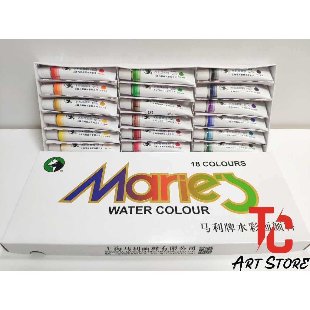 Set dei colori ad acquerello Ecoline 6x30ml