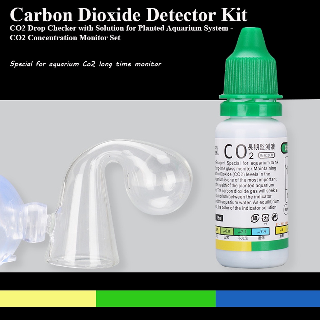 NEW CO2 Drop Checker Kit - CO2 Concentration Monitoring Set