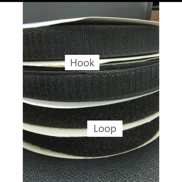 Hook and loop velcro tape 1”/meter Shopee Malaysia