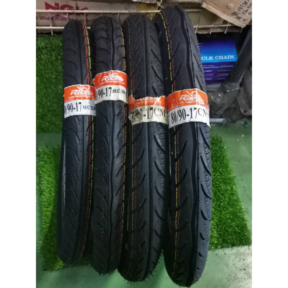Tayar Camel Racing Diamond CM72 Tube Type 50/90*17,60/90*17,70/90*17,80 ...