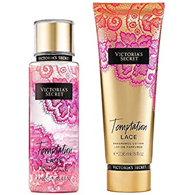 Victoria's Secret Temptation Lace Fragrance Mist and Lotion Set
