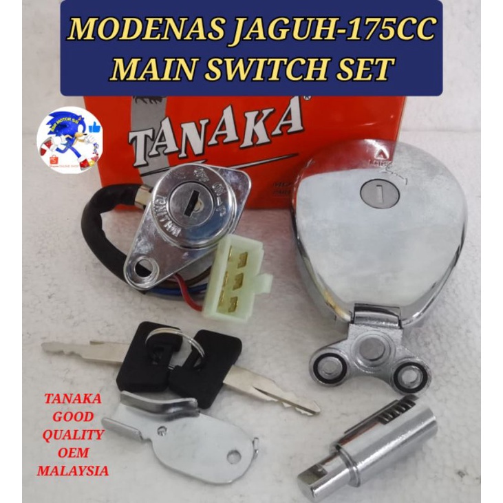 1SET MODENAS JAGUH / JAGUH175 / JAGUH 175 / JAGUH 175CC MAIN SWITCH KEY ...
