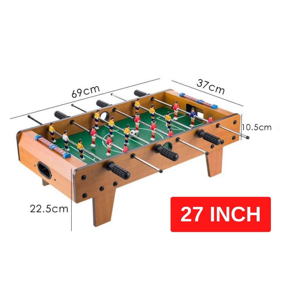 27 Inch Wooden Table Football Game With Stand Foosball Soccer Table