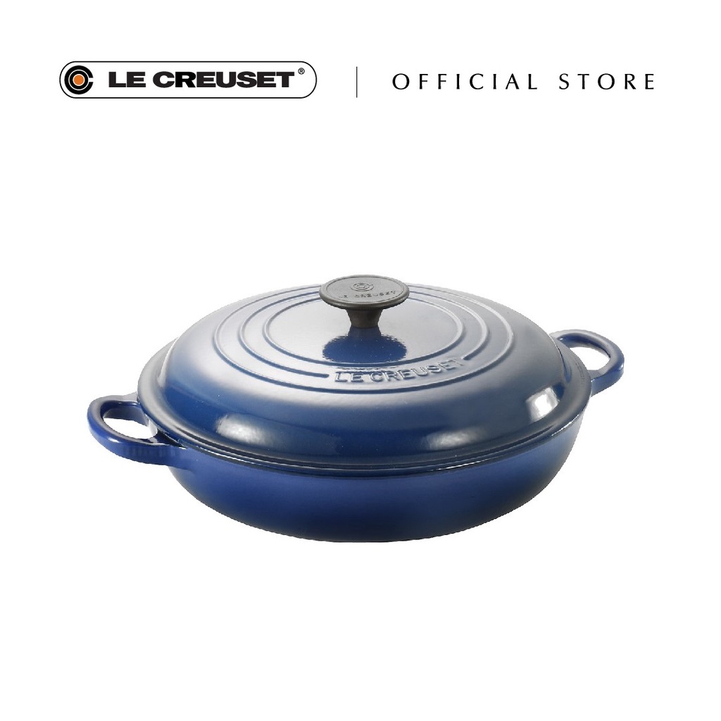 Le Creuset Buffet Casserole Classic Range 30cm Cobalt Blue Shopee