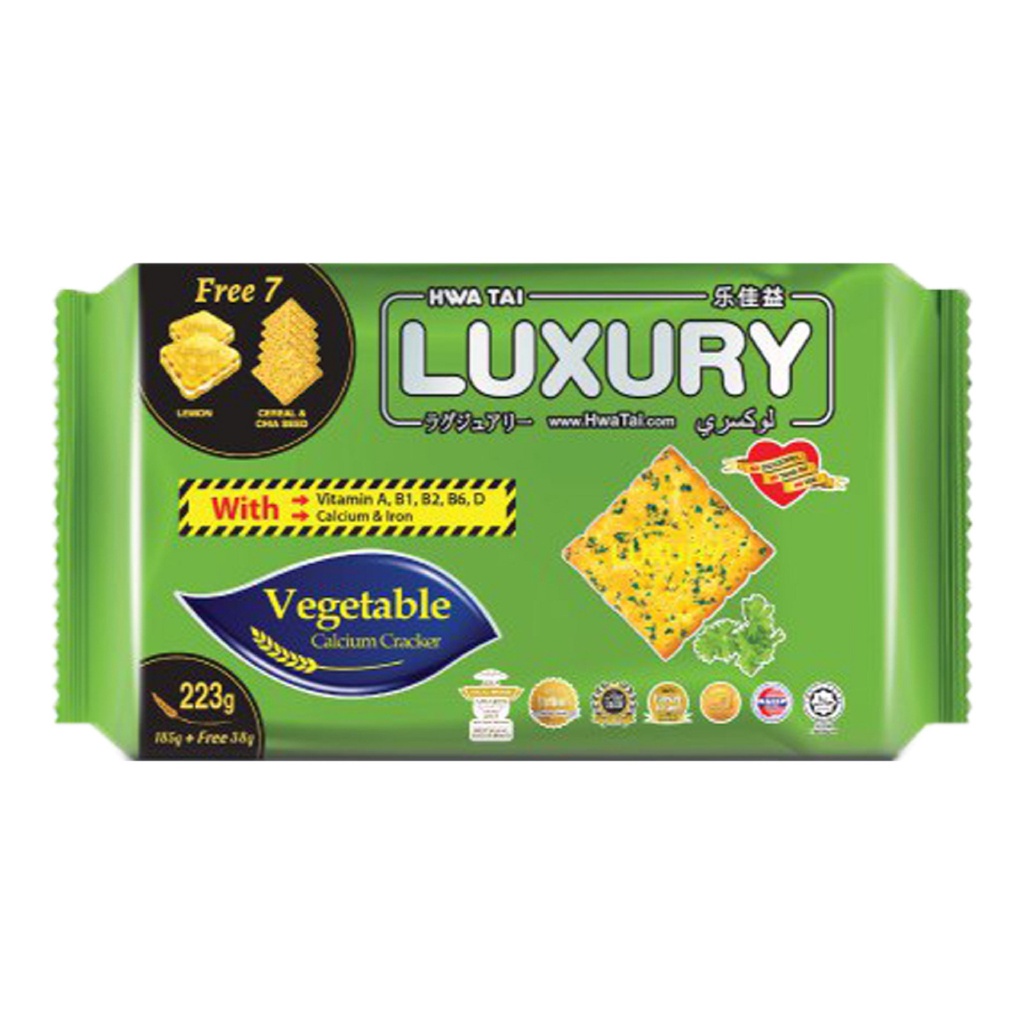 Hwa Tai Luxury Vegetable Calcium Cracker (223g) | Shopee Malaysia