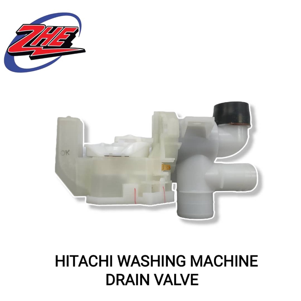HITACHI PTSF130XTV WASHING MACHINE DRAIN VALVE ASSEMBLY COMPLETE