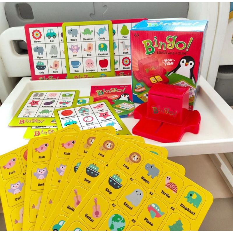 Early Learning BINGO Game Intellect game Number Sight Words Bingo Board ...