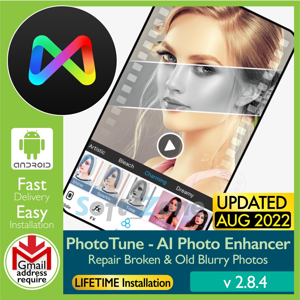 PhotoTune - AI Photo Enhancer V2.8.4 - Repair Broken & Old Blurry ...