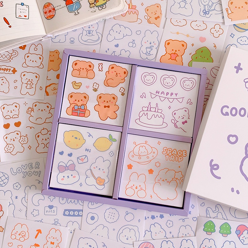 (P-099) Cute PVC Waterproof Sticker For Diary Decoration Die Cut ...