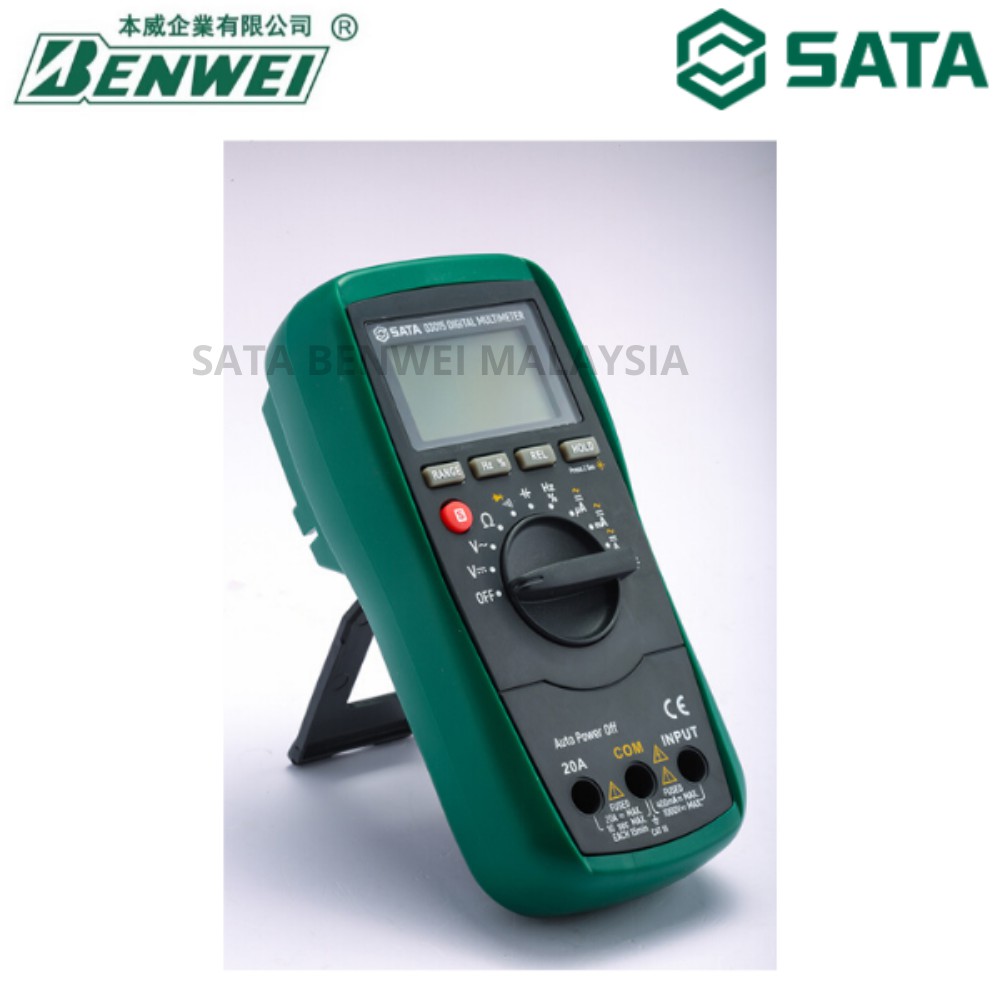 SATA 03015 DIGITAL MULTIMETER / AC VOLTAGE / DC VOLTAGE / FREQUENCY ...