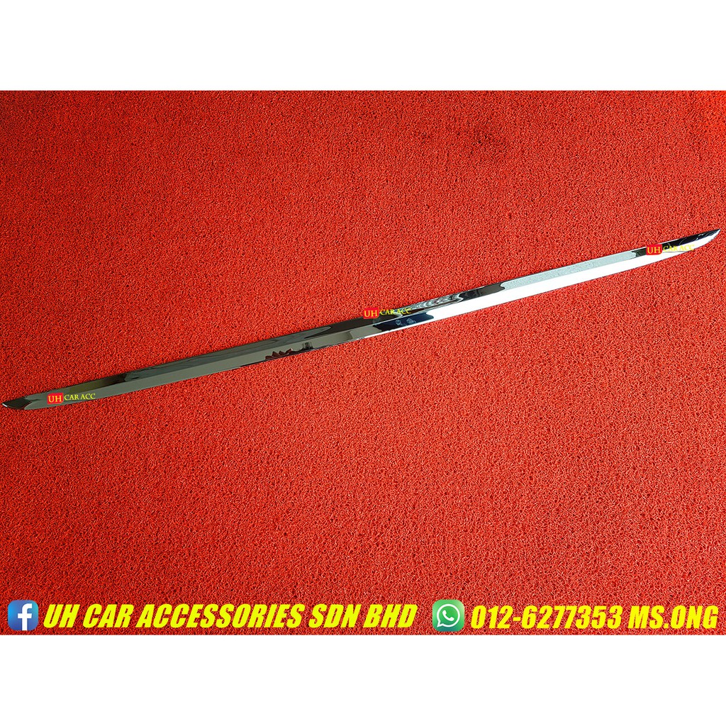 Toyota vellfire alphard 30 2015-2020 rear boot lower chrome garnish ...