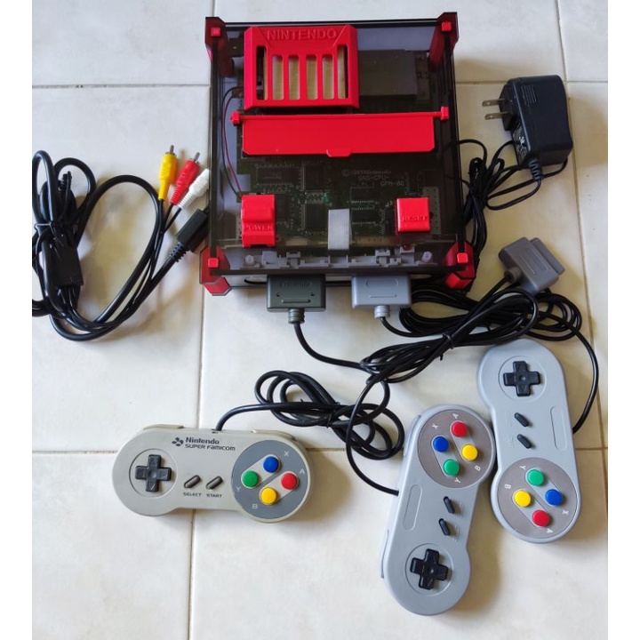Original design Nintendo SFC Super Ren game console black and ...